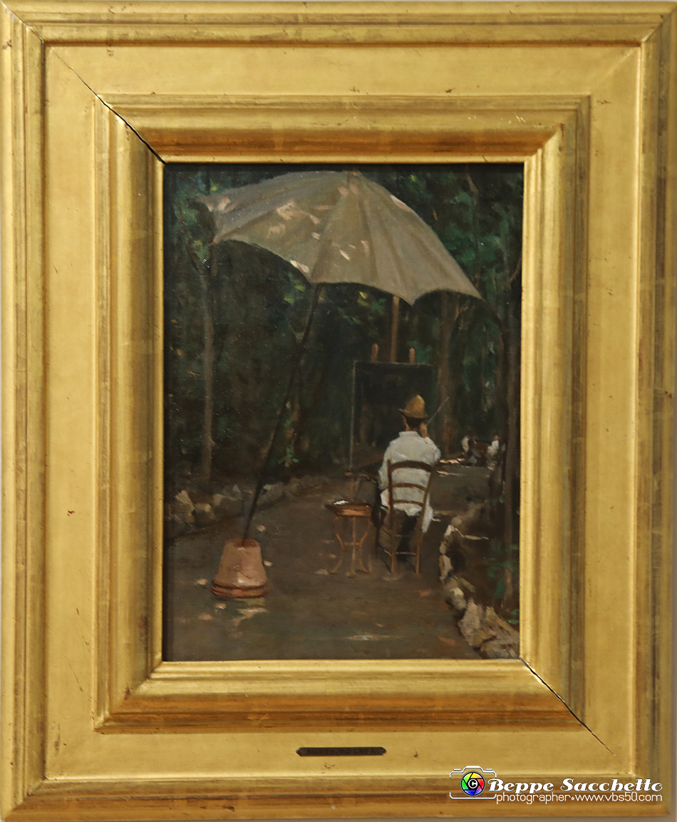 VBS_9448 - Mostra I Macchiaioli - Silvestro Lega - Il pittore Angiolo Tommasi che dipinge.jpg